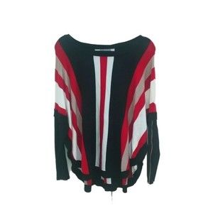 Joseph A Womens's Stripped Pullover Sweater Sz M